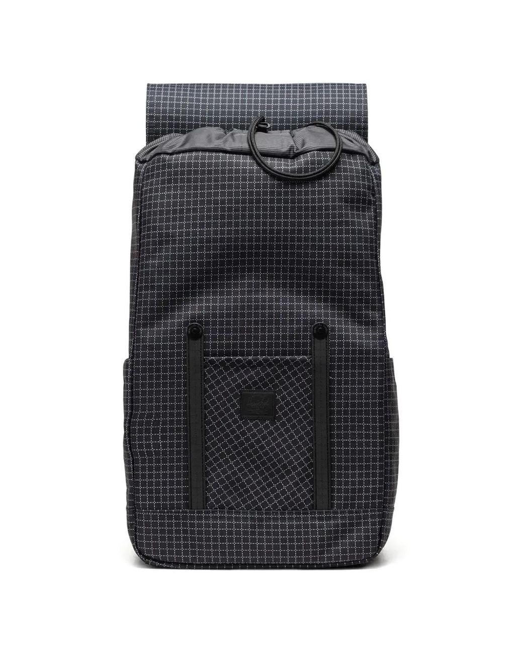 Herschel Supply Co. Black Magnetic-Fastening Backpack