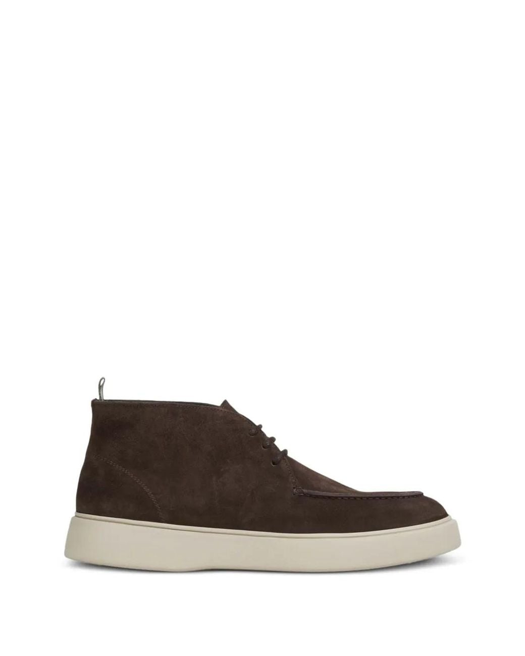 Officine Creative Brown Baskets En Daim À Lacets for men