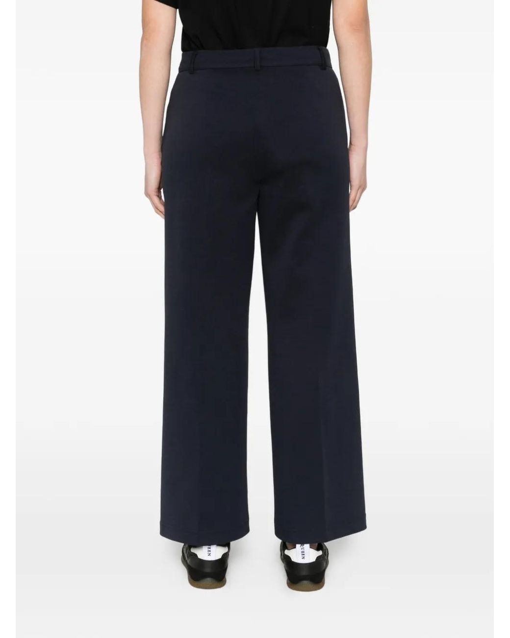 Weekend by Maxmara Blue Straight-Leg Trousers