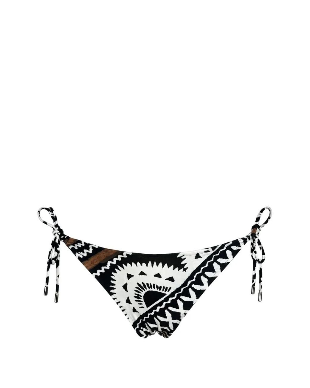 Miss Bikini Black Tie-Side Bikini Bottoms