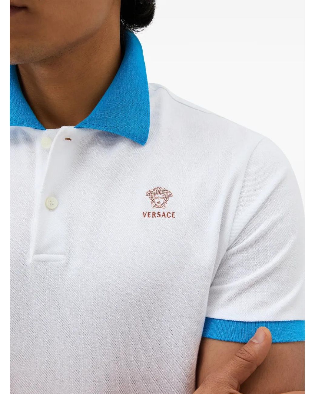Polo di Versace in Blue da Uomo