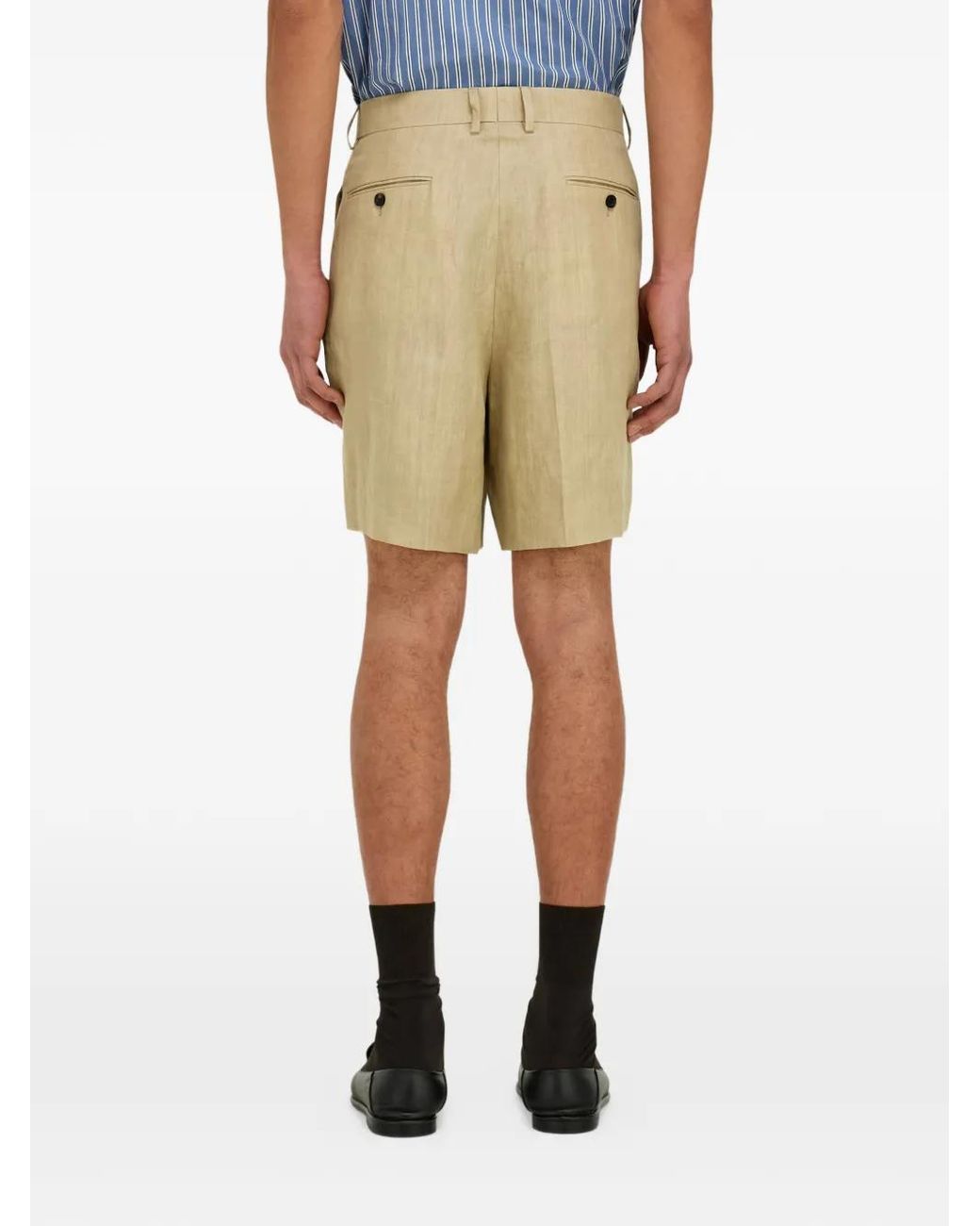 Bermuda di Ferragamo in Natural da Uomo