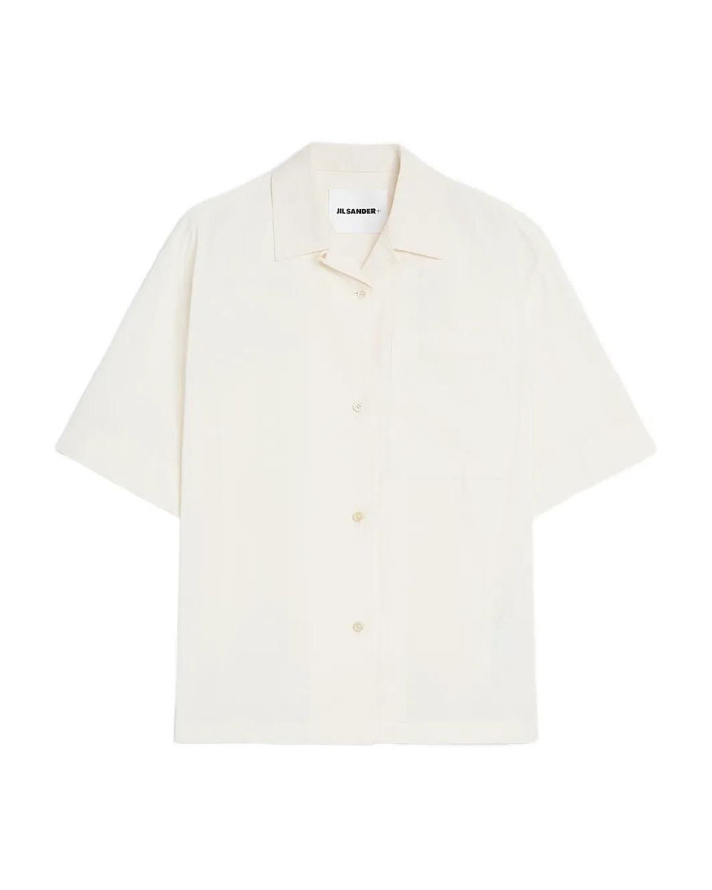 Jil Sander White Cotton Poplin Shirt