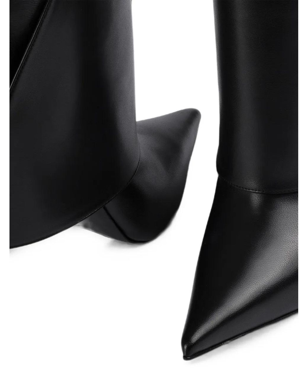 Le Silla Black Futura Gaiter-Detail Boots