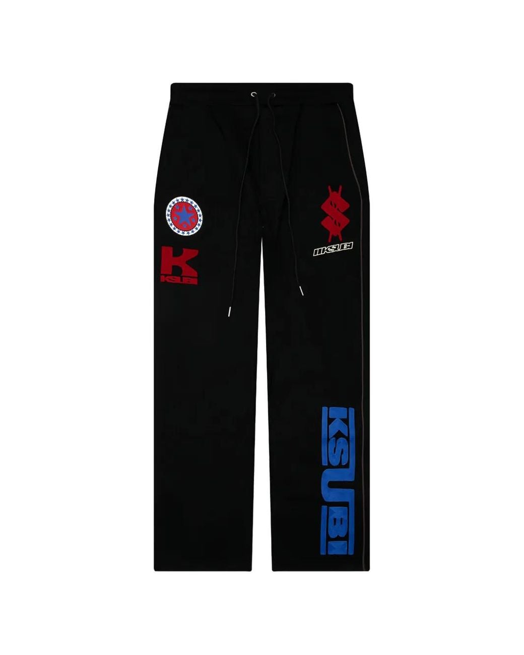 Ksubi Black Zoom Synthesis Track Pants for men