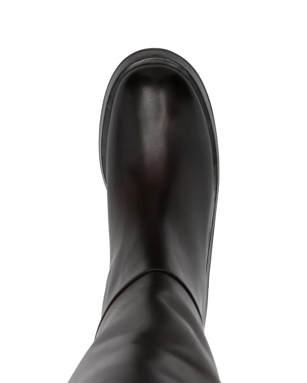 Marsèll Black 60Mm Fondello Leather Knee-High Boots