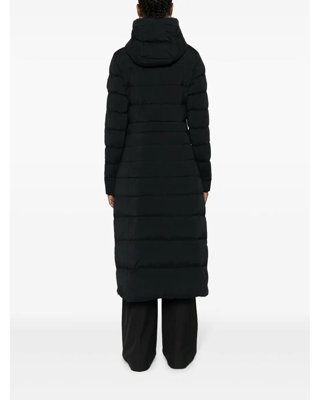 Canada Goose Black Clair Hooded Puffer Coat