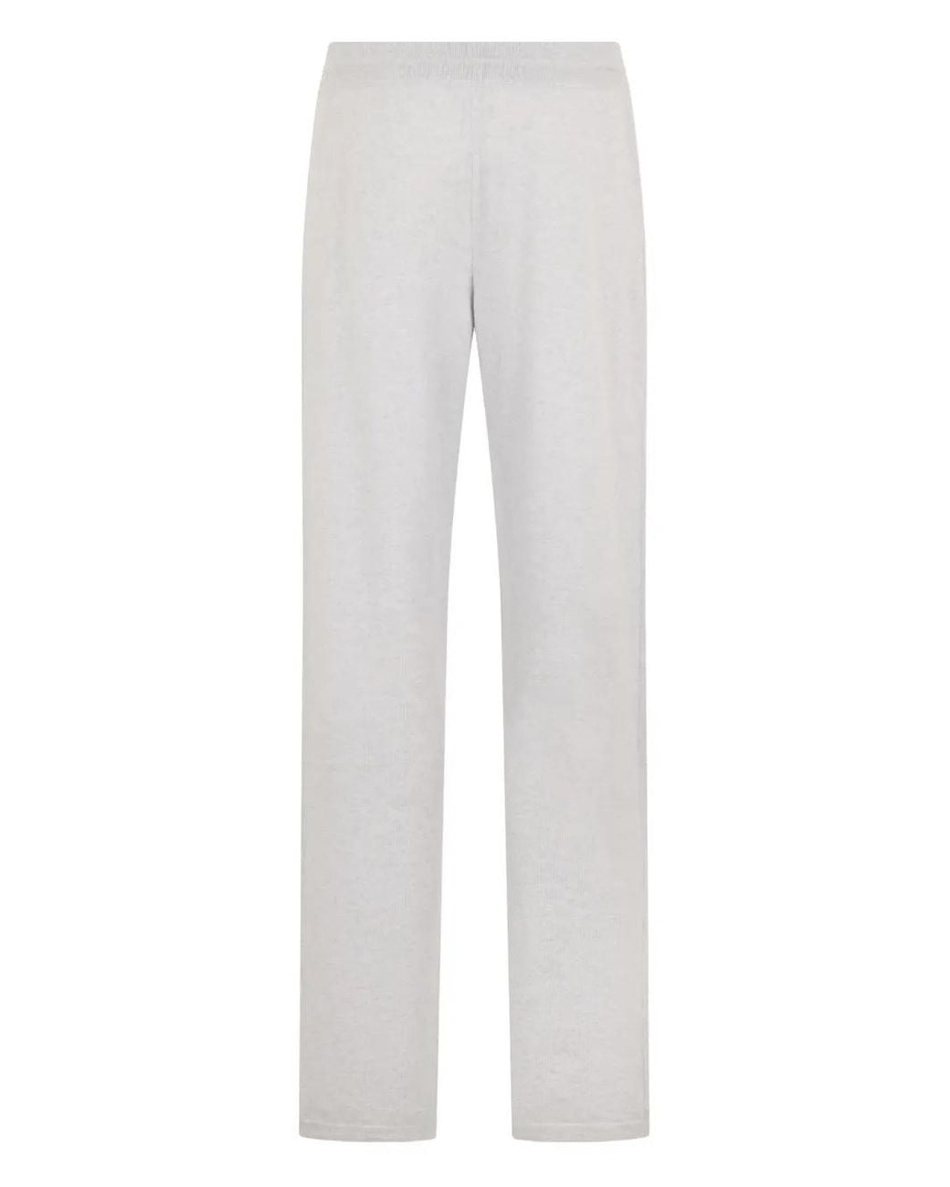 Malo White Drawstring Trousers for men