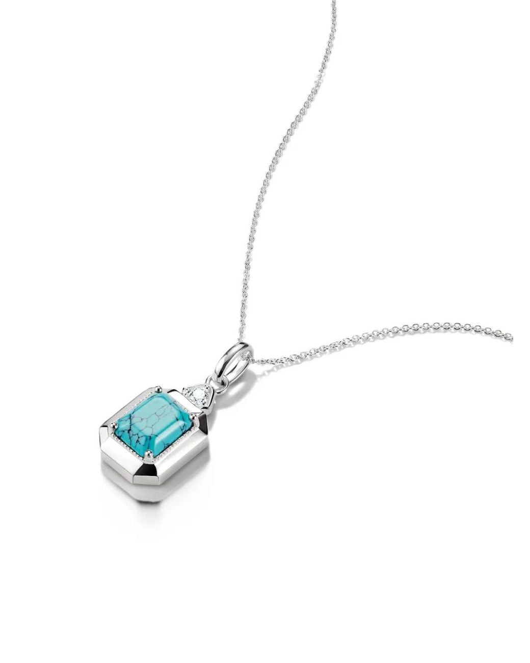 Collier Elyndra À Pendentif Octogonal Thomas Sabo en coloris White