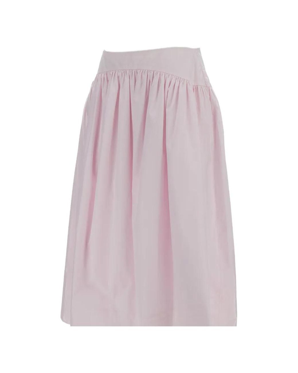 Falda Midi Fruncida Simone Rocha de color Pink
