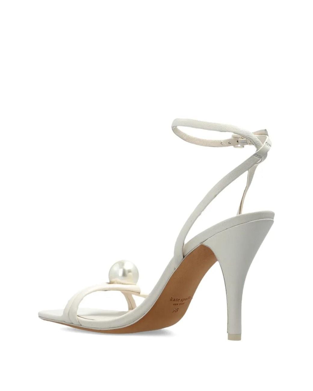 Kate Spade White Hrmy Hgh Sandals