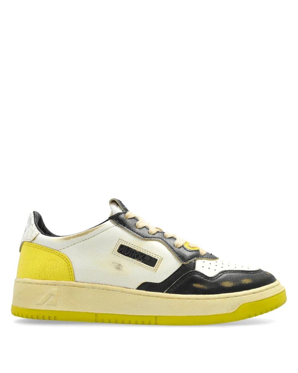 Autry Yellow Medalist Sneakers