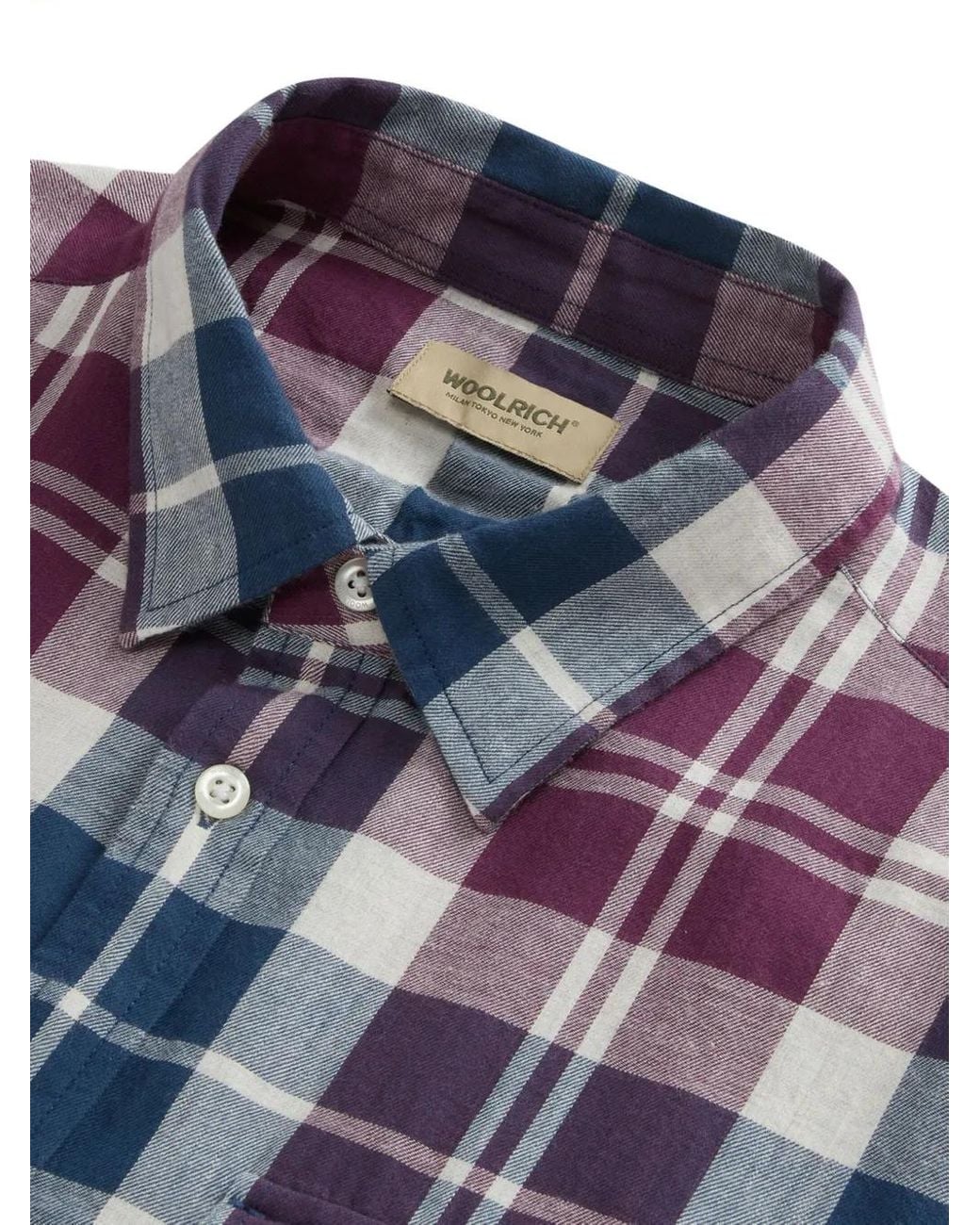 Woolrich Duncan Overhemd in het Purple voor heren