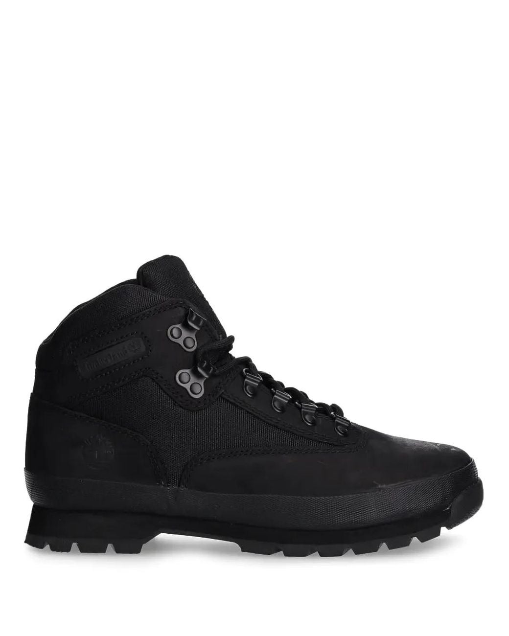 Timberland Black Euro Hiker Boots for men