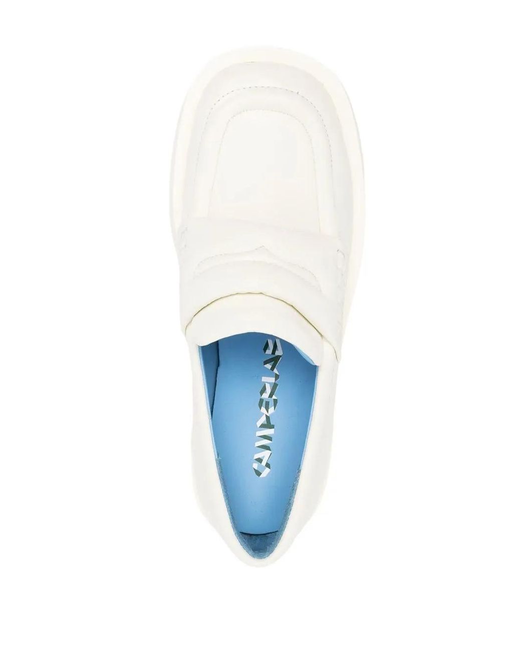 CAMPERLAB White Padded Leather Loafers