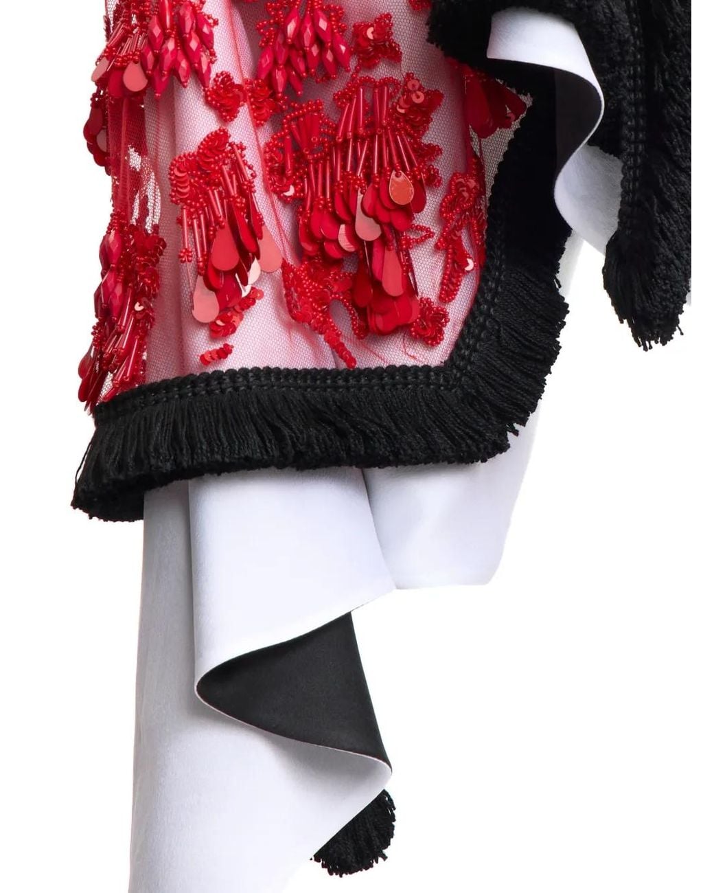 16Arlington Pink Bandana Brodé Mitzy À Franges