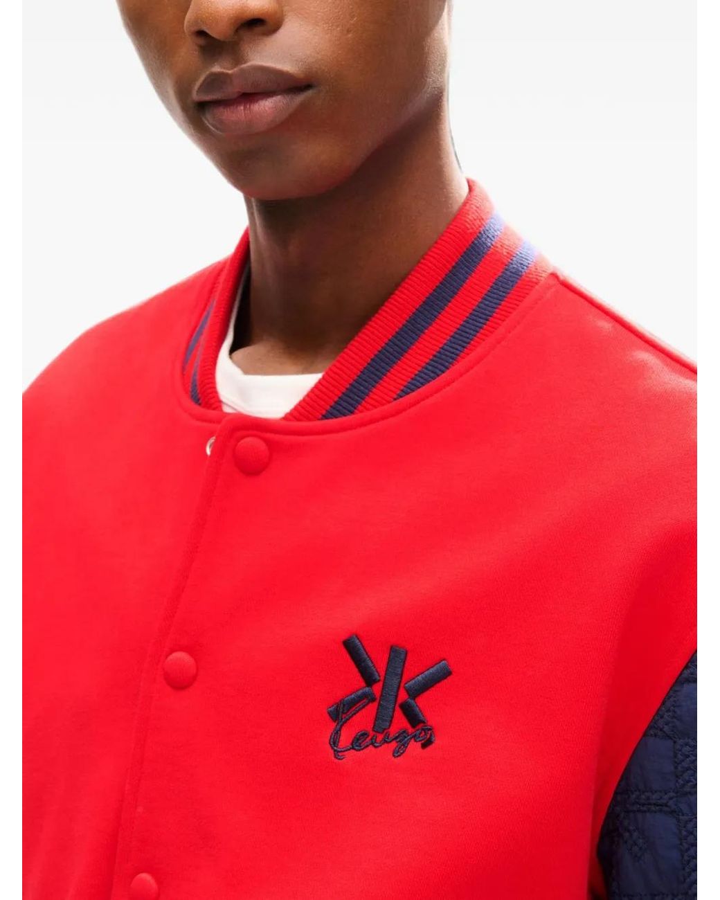 KENZO Gram Embroidered Varsity Bomber Jacket for men