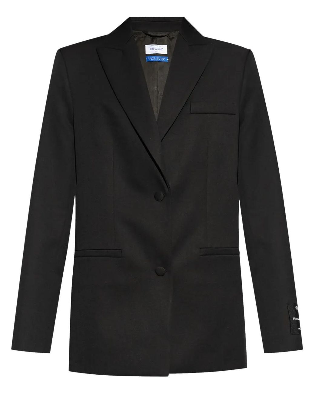 Off-White c/o Virgil Abloh Black Wool Blazer