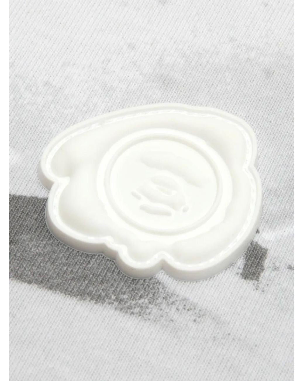 Aape By A Bathing Ape White Camouflage-Print Zip-Up Hoodie for men