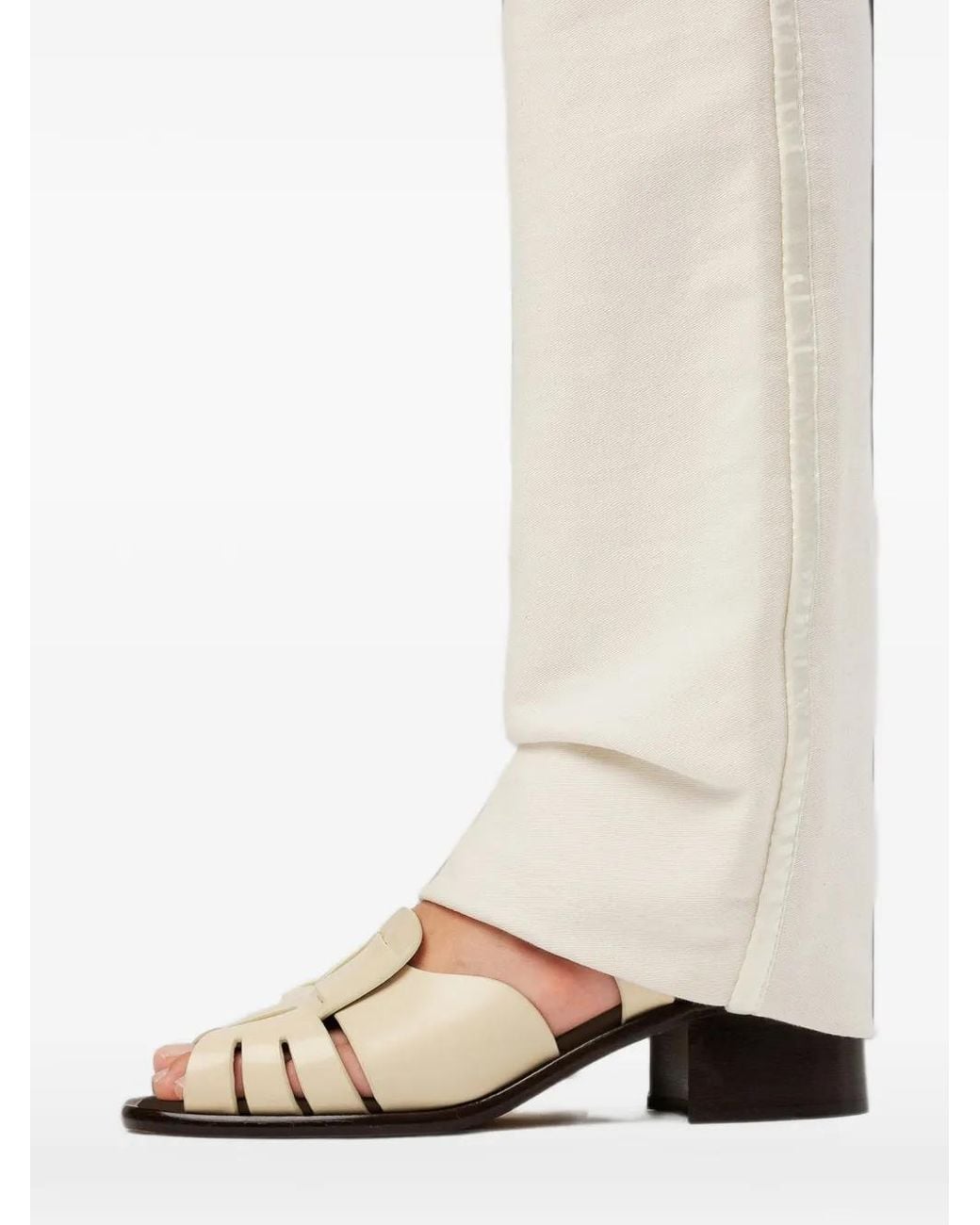 Hereu Black Ancora Heeled Sandals