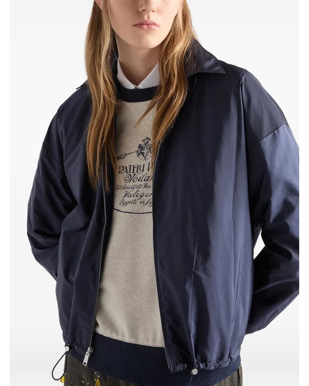 Cazadora Reversible Prada de color Blue