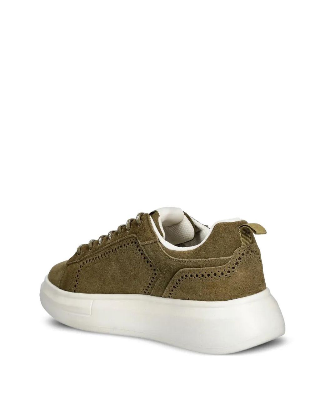 Liu Jo Green Suede Sneakers for men