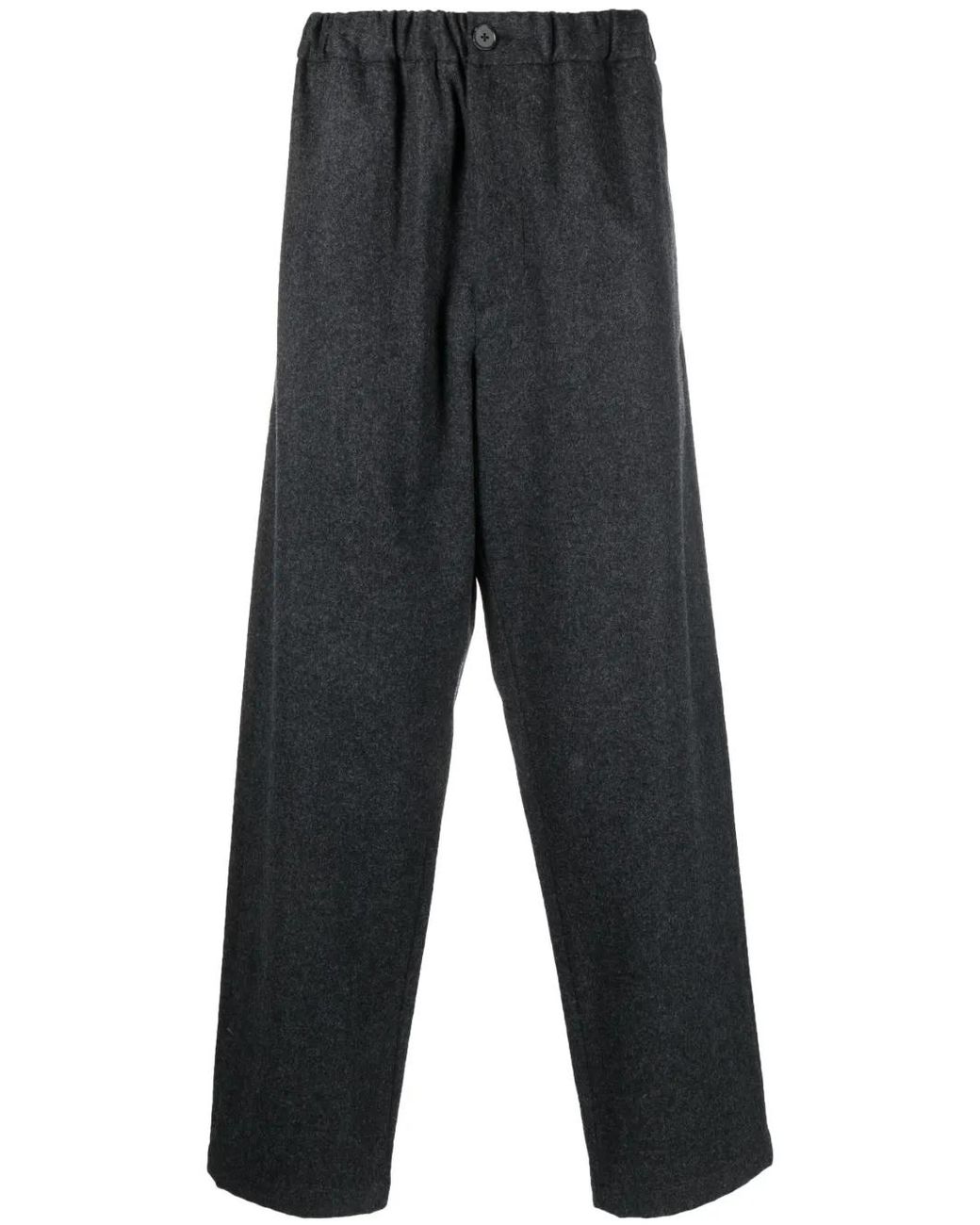 Jil Sander Blue Straight-Leg Cotton Trousers for men