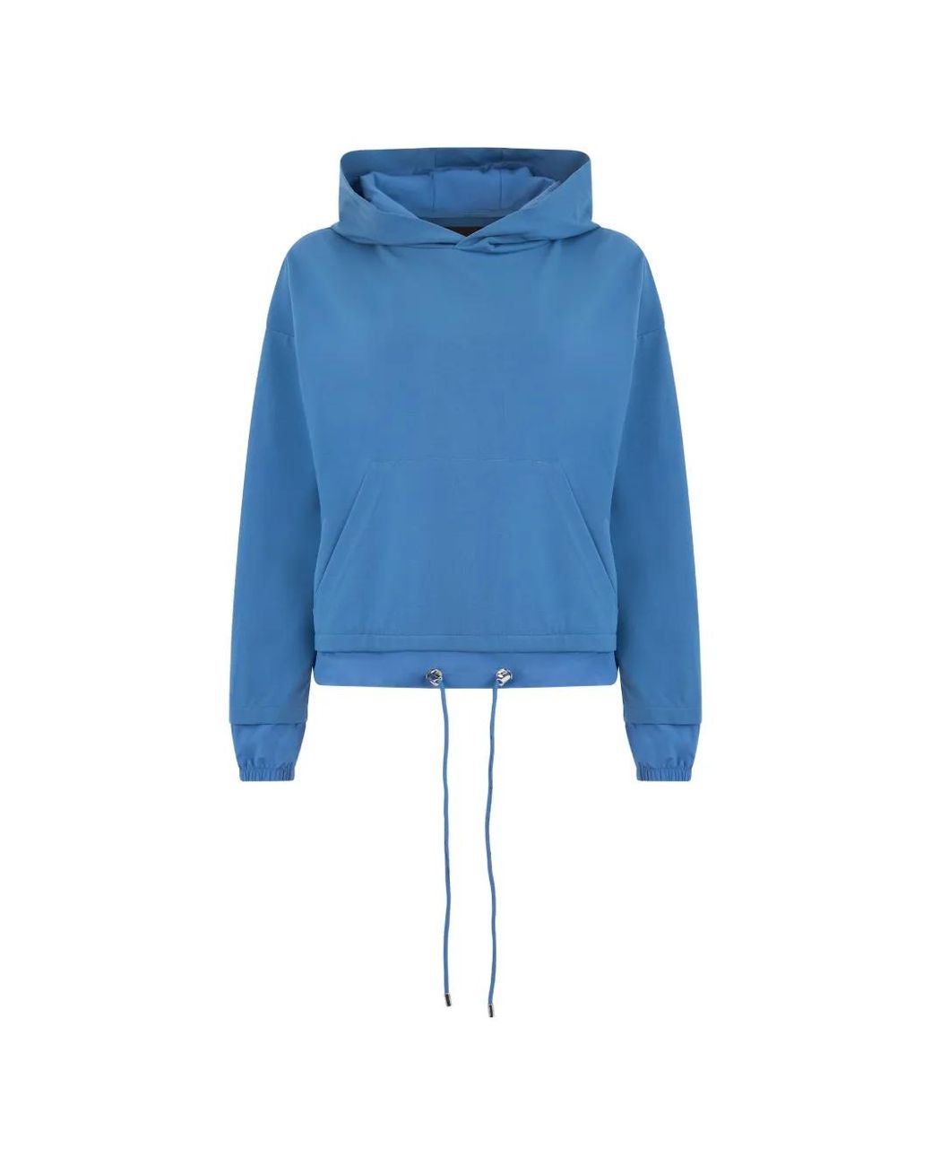 Moorer Blue Drawstring-Hem Tracksuit