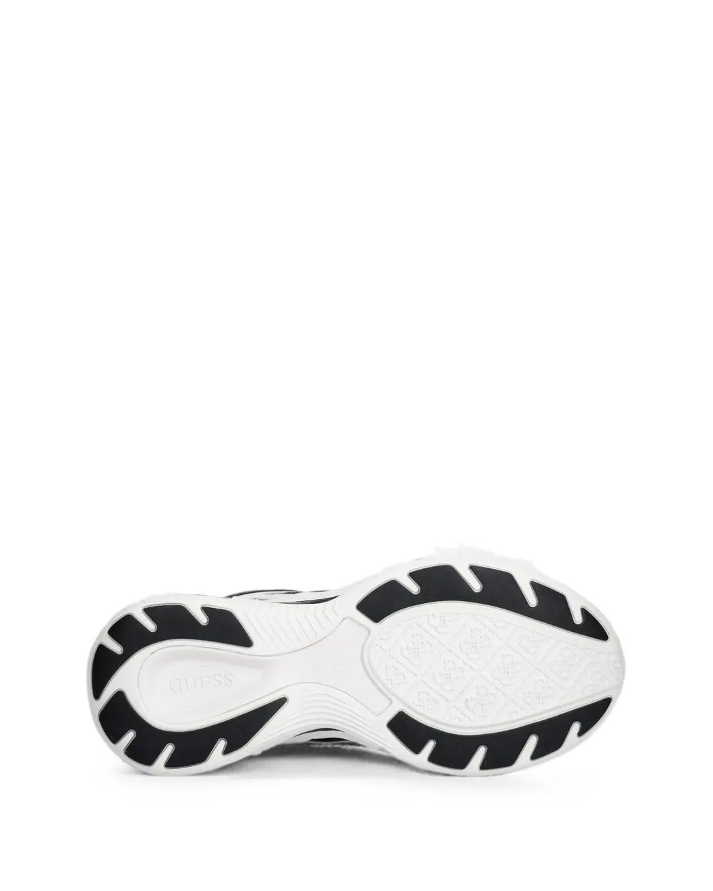 Guess Black Squan Panelled Lace-Up Sneakers for men