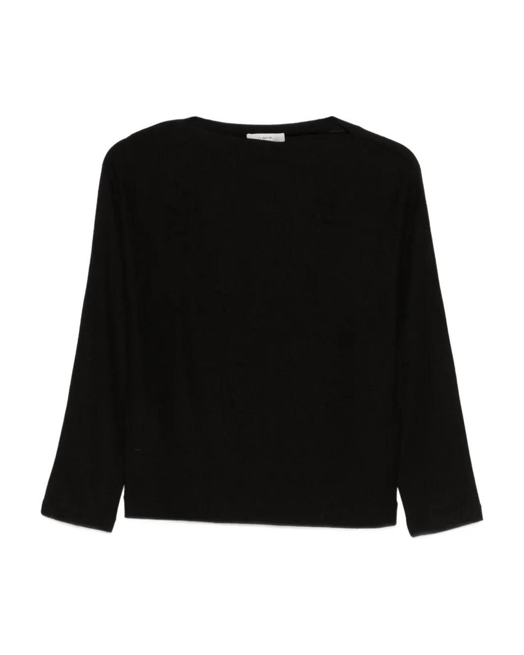 Vince Black Long-Sleeves Pullover
