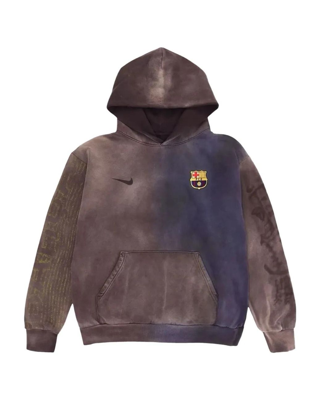 Travis Scott Purple Split-Dye Crest Hoodie for men