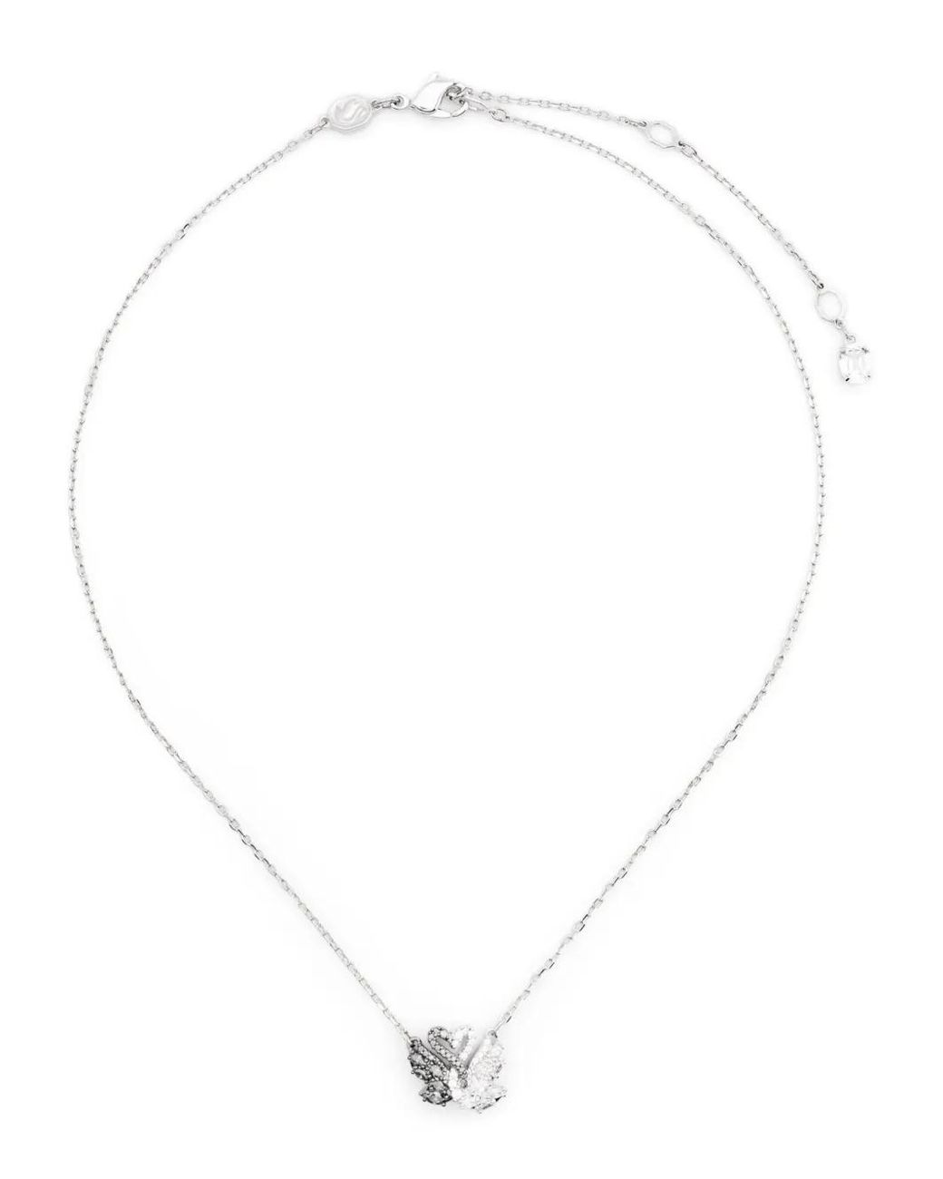 Swarovski White Swan Pendant Necklace