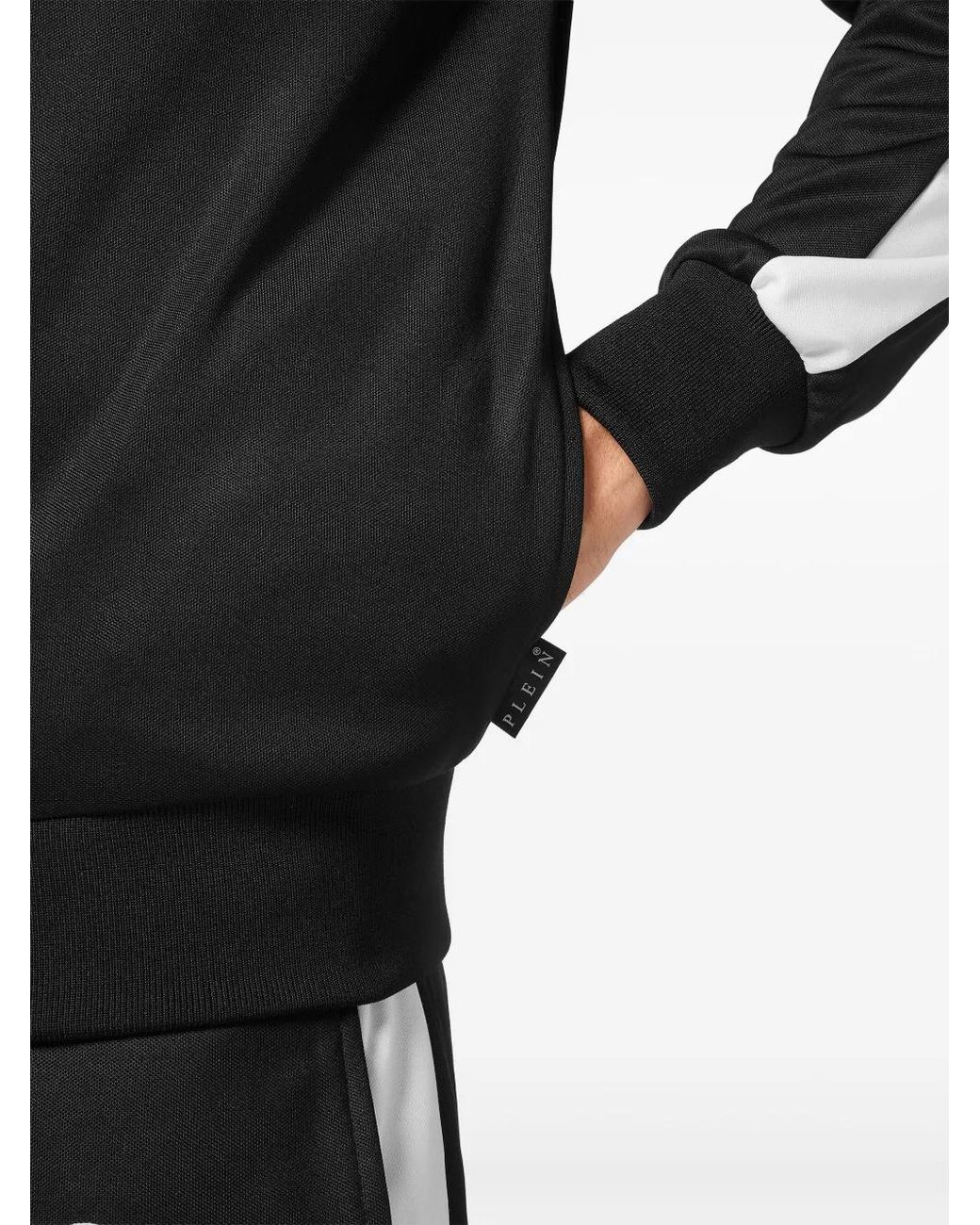 Philipp Plein Black Skull&Bones Track Jacket for men