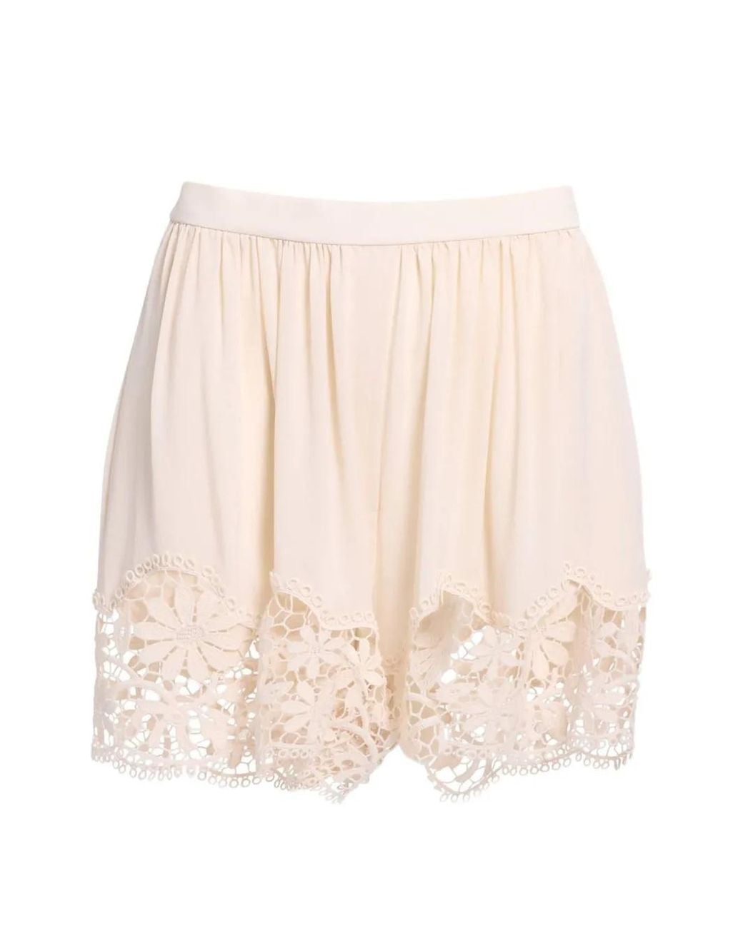 Shorts De Macramé Elie Saab de color Natural