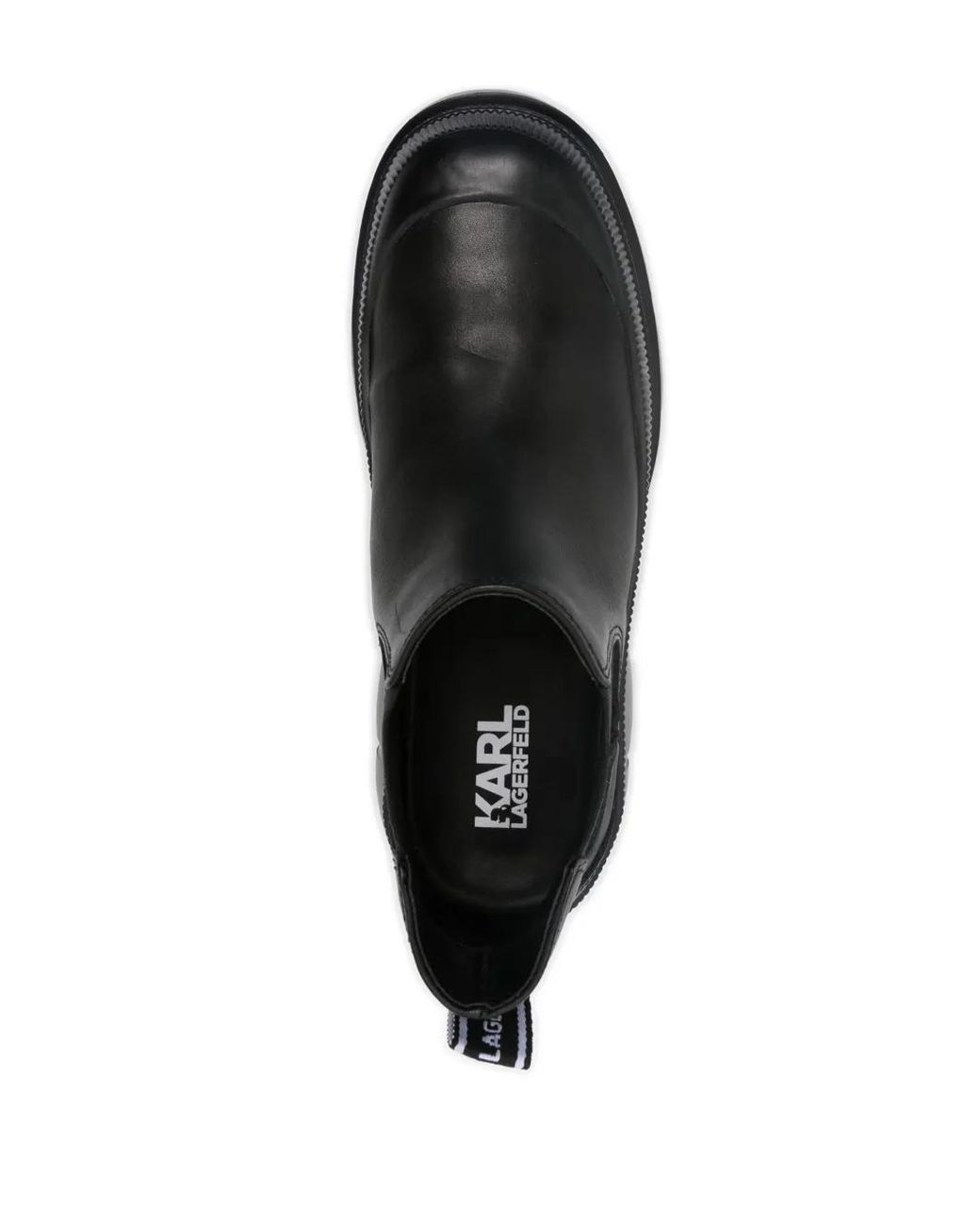 Karl Lagerfeld Black Trekka Max Ankle Boots