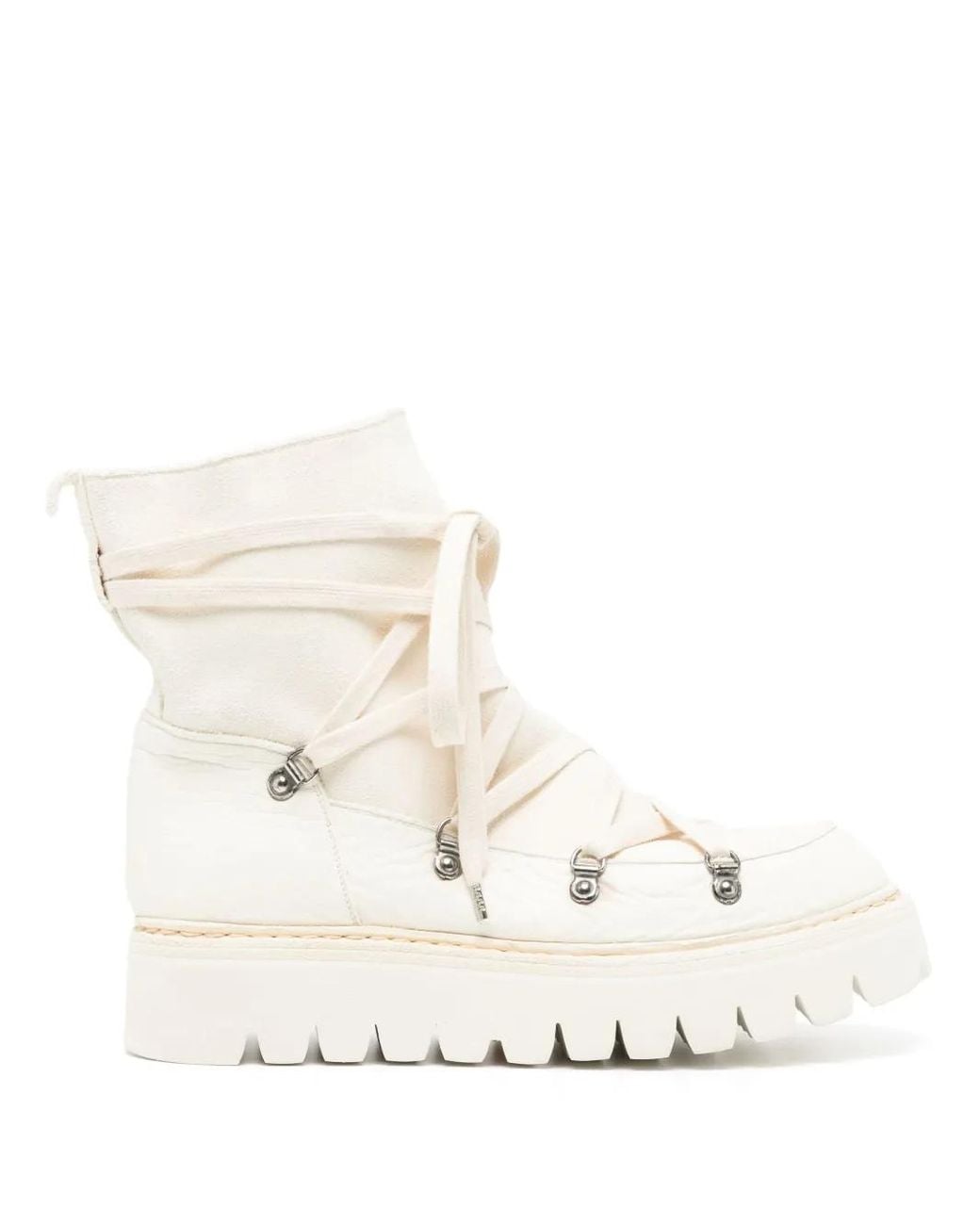 Guidi Natural Panelled Chunky-Sole Boots for men