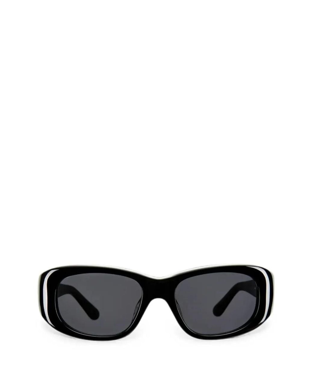 THISTLES Black The Al Rectangle-Frame Sunglasses