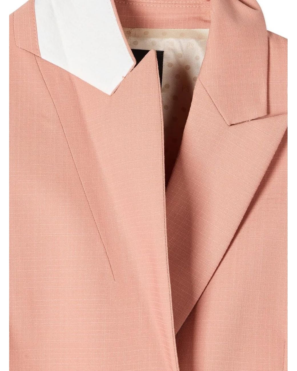 Paul Smith Pink Button Double-Breasted Blazer