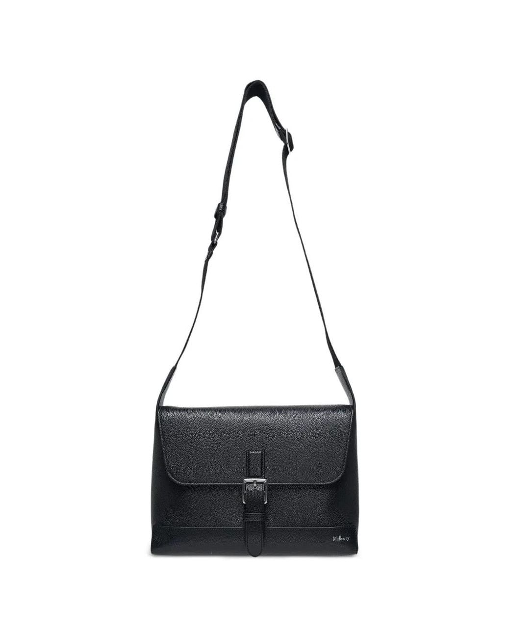 Mulberry White Chiltern Buckle-Fastening Messenger Bag for men