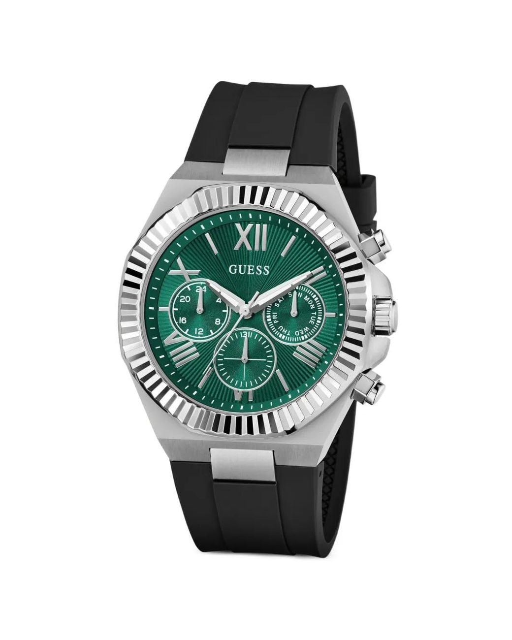 Guess Green Montre À Détail De Logo 44 Mm for men