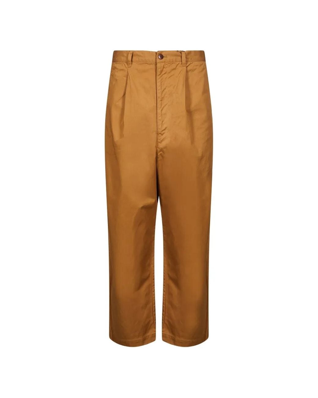 Junya Watanabe Natural Pleated Straight-Leg Trousers for men