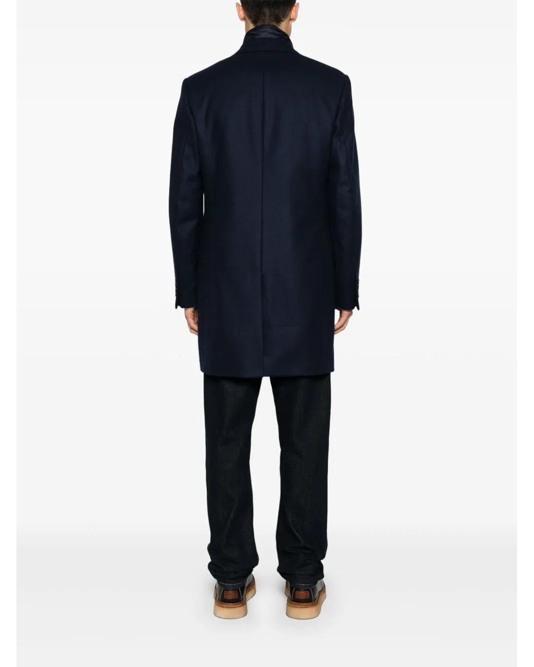 Cappotto A Strati di Fay in Blue da Uomo