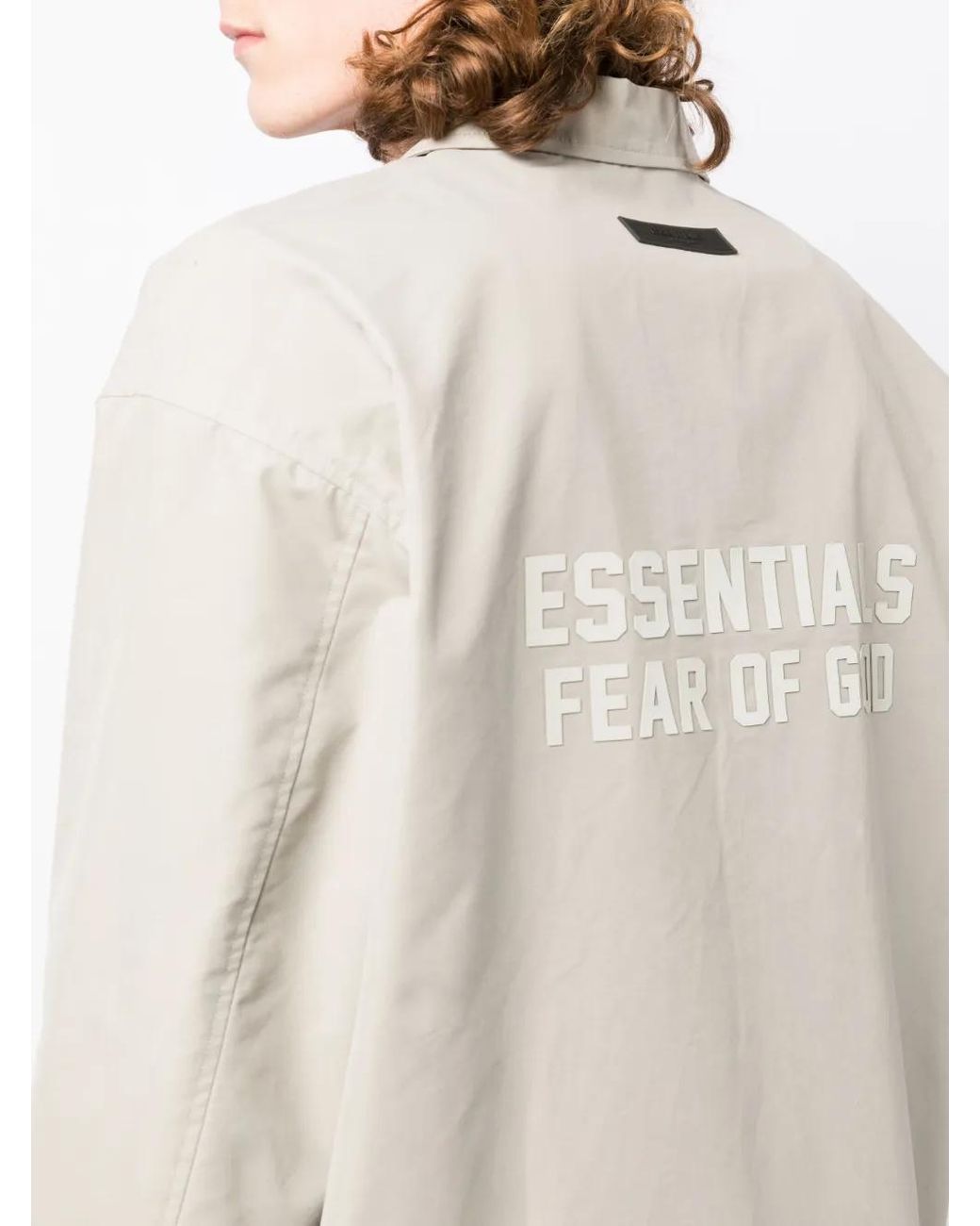 Fear Of God Natural Twill-Weave Single-Breasted Coat for men