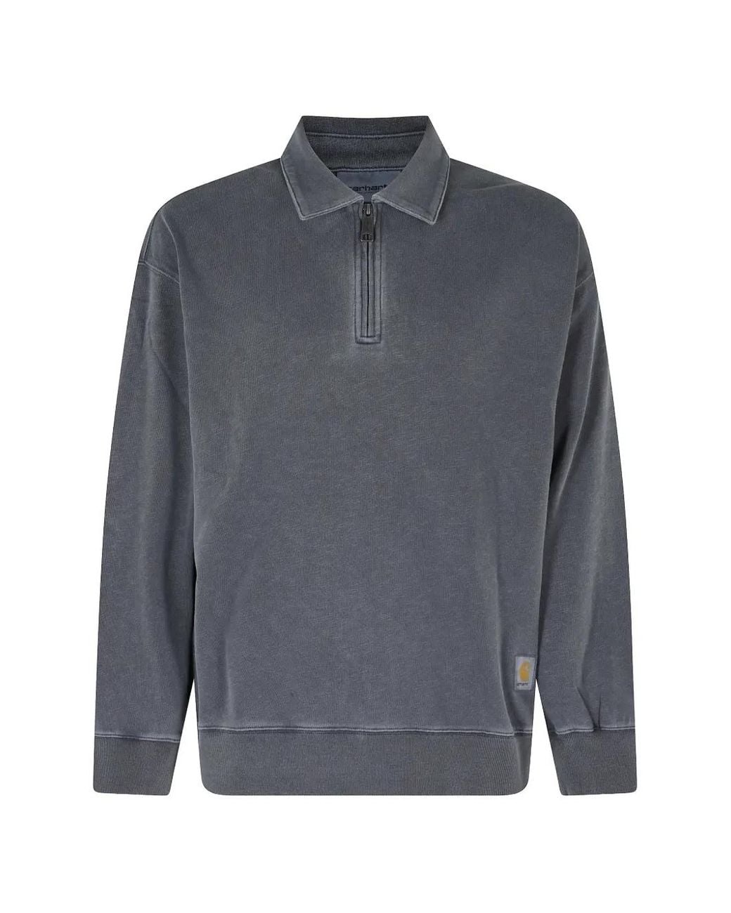 Carhartt Gray Harper Half-Zip Sweater for men