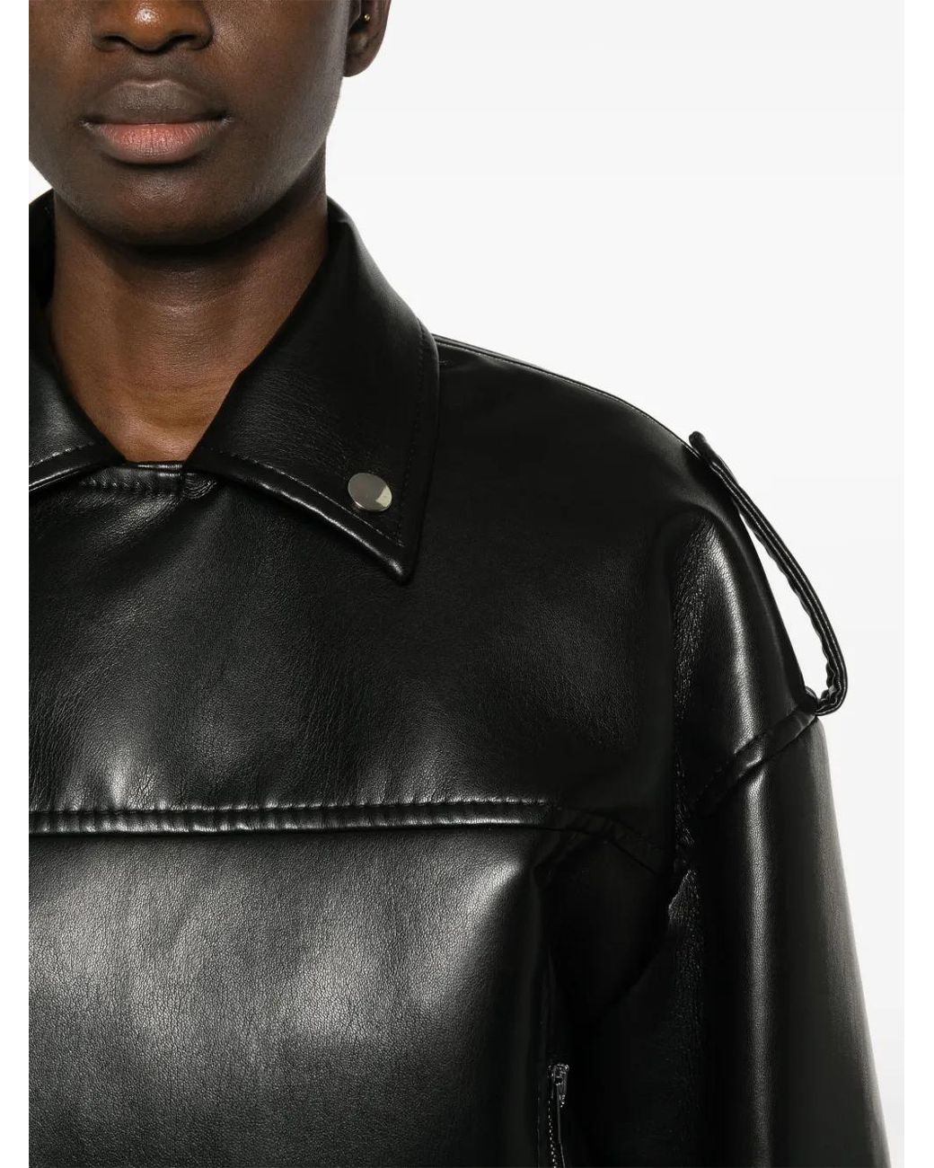 ANDAMANE Black Nova Cropped Jacket
