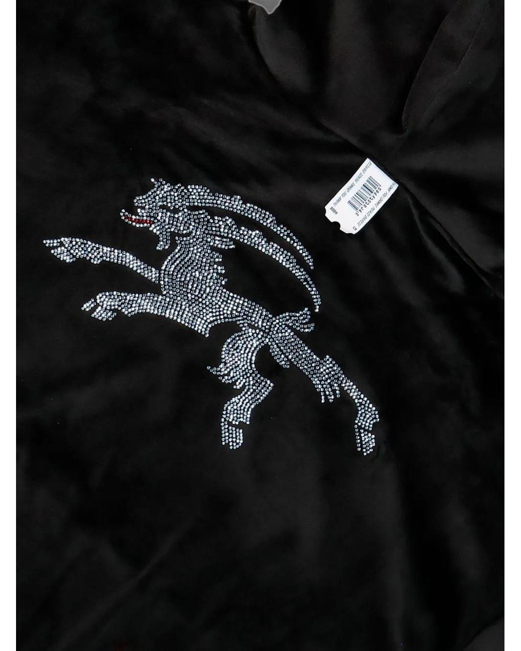 PROTOTYPES Black Nikki Rhinestone-Embellished Hoodie for men