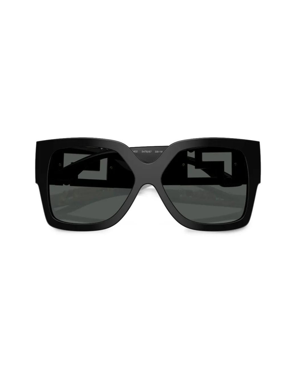 Versace Black Medusa Rectangle-Frame Sunglasses