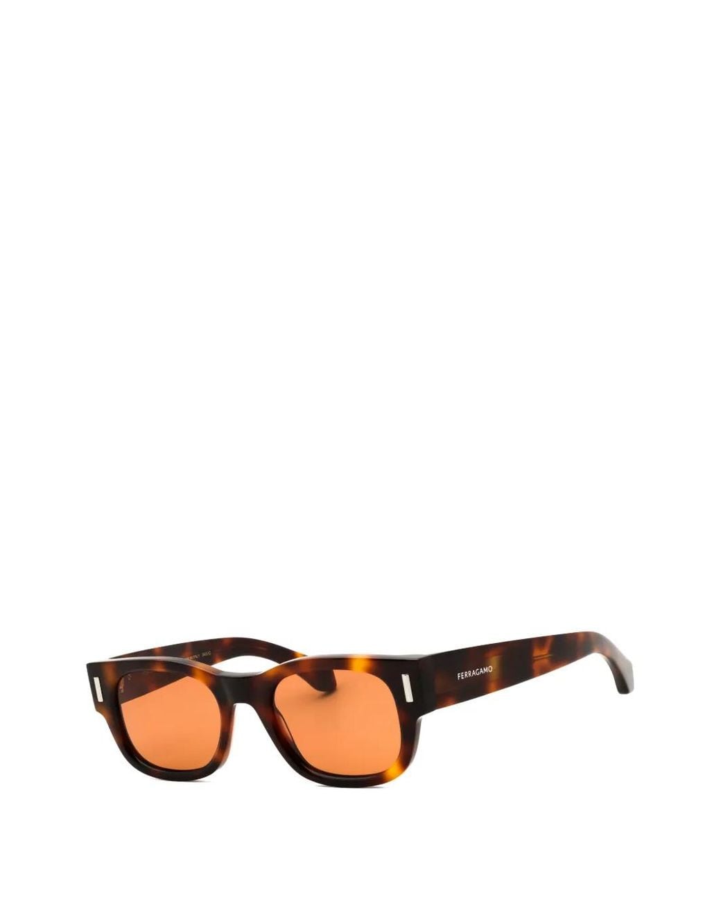 Ferragamo Eyewear Brown Rectangle-Frame Sunglasses for men