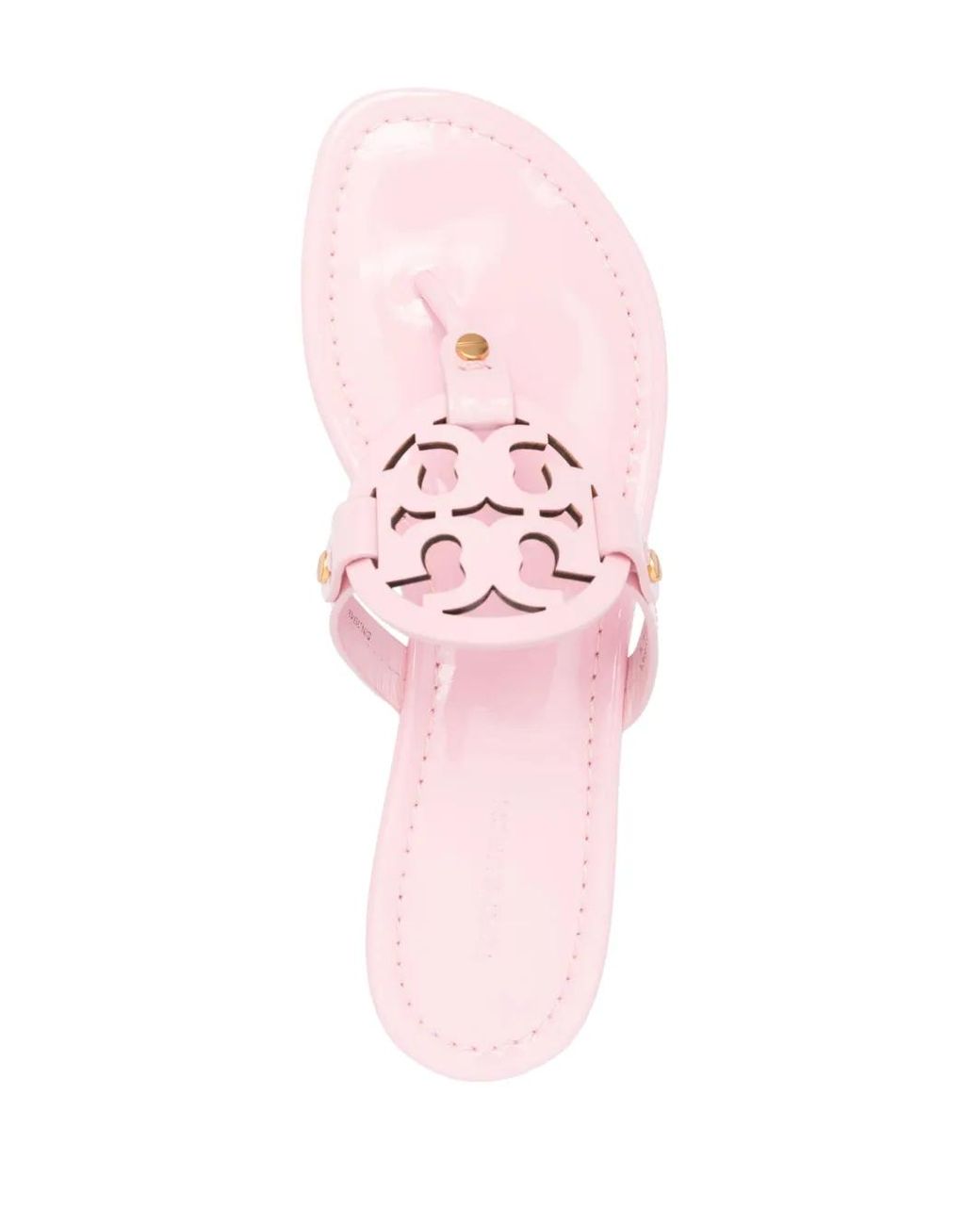 Tory Burch Pink Petunia Patent Miller Sandal