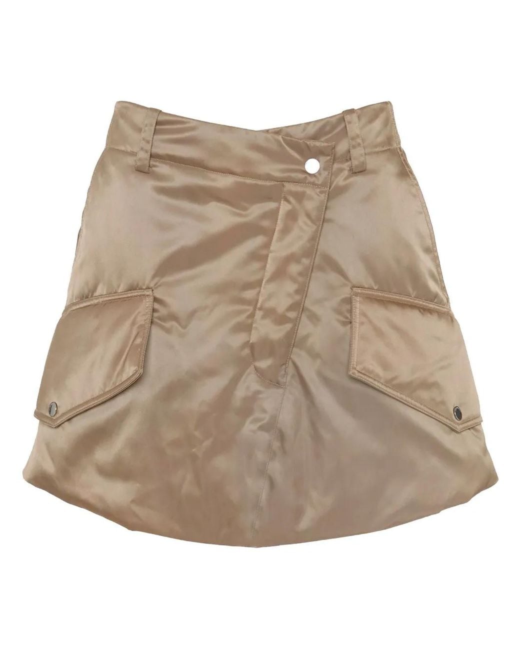 J.W. Anderson Natural Mini Gonna Cargo Con Design Imbottito